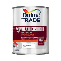 Dulux - Trade Weathershield Quick Dry Exterior High Gloss - Brilliant White - 2.5l