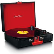 Lenco - Tt-110 Tocadiscos De Tracción Por Correa Negro, Rojo Semiautomático