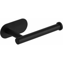 Porta Carta Igienica Da Parete In Acciaio Inox Nero, Porta Carta Igienica Da Parete Autoadesivo Senza Foratura, Porta Rotolo Di Carta Igienica, Per 