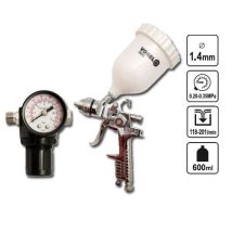 Vorel Hvlp Farbspritzgerät 600 Ml Mit 1,4 Mm Düse