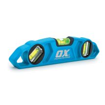 Ox Tools - Ox-p027625 230mm 9'' Pro Torpedo Spirit Level Boat Rare Earth Magnets