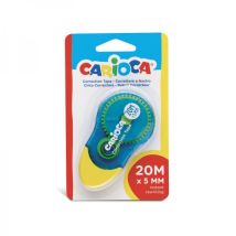 Carioca - Tape Corrector - Opaker, Sofort Wiederbeschreibbarer Bandkorrektor. Perfekt Zum Radieren. Enthält 1 Korrektor 20mx5mm. Farbe Des Korrektors 