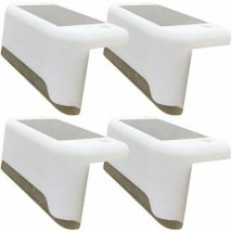 Solar Lights [set Of 4] - White Solar Powered Lights.