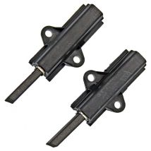D01 - Ersatzteil - Motorkohlen (x 2) - - Indesit, Beko, Ariston Hotpoint, Brandt, Aya, Far, Whirlpool, Altus, Listo, Saba, Fagor, Proline, Bluesky, 