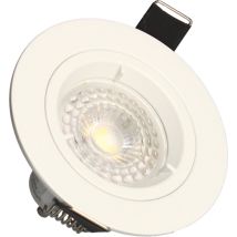 Set Di 3 Faretti Fissi Da Incasso Bianchi Saphyr Gu10 5w 380lm Neutral White Arlux Lighting