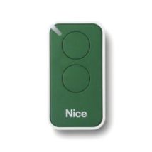 Nice – Inti 2 Green Remote Control for Gates and Garage Doors – 433MHz – 1 x CR2032 Battery Included
