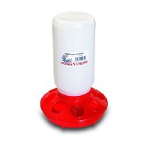 Julius K9 - Gyc Comedero Para Aves Pequeñas, Con Tapa Antidesperdicio, Capacidad 1 Kg