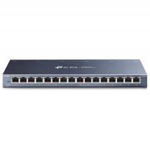 Tp-link Tl-sg116 Unmanaged Gigabit Ethernet (10/100/1000) Schwarz