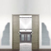 S-tech By Scrigno Pladur (202x80) Sm95 - S-tech Pladur - Armazón Para Puerta Corredera De Hoja Única O Doble