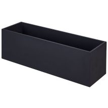 Jardinera de hormigón BALKO 80 blanco – 80 cm – 25 cm – 25 cm – 18 kg