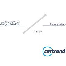 Klemmstange Teleskop – von 47 bis 85 cm – Aluminium – rutschfeste Gummipfropfen – vielseitig einsetzbar