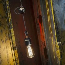 Pendelleuchte VINTAGE C660/1 – 1 x 53W E27 – Durchmesser: 11 cm – Höhe: maximal 150 cm