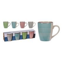 Tazze in terracotta – Set di 4 – Capacità 275 ml – 11 x 7,5 x 10 cm – Excellent