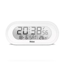25808 Despertador Reloj Despertador Digital Blanco - Mebus