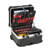 Valigia trolley porta utensili ROCK TURTLE PEL – GT LINE – 470x390x290/320mm – 8,70 Kg – Ultra resistente – 2 serrature TSA