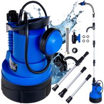 Bomba Sumergible Con Flotador Para Agua De Lluvia 400w (4)