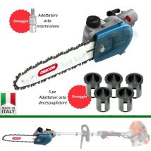Potatore Universale Joans Sramatore Barra Oregon Alpina Stihl Husqvarna Oleo-mac Con Adattatore Quadro 5,4 Mm