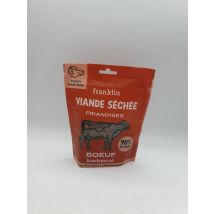 Franklin - Viande Séchée Bœuf Barbecue - 90% Viande - Sans Céréales - Mono-protéine - Voir Photos