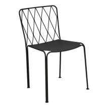 B-Ware Fermob Kintbury Gartenstuhl Stuhl Outdoor Lakritze Texturiert Uv Beständig Sitz