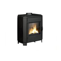 Estufa De Leña De Hierro Fundido Negro De 8 Kw - P916244 - Invicta -