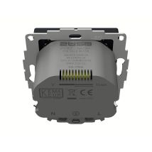 inCharge Pro 55 USB Steckdose 12W 2x 2,4A 250VAC/16A Anthrazit Kompatibel mit Berker, Busch-Jäger, Gira, Hager, Jung, Merten