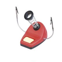 Base Sostegno Supporto Porta Saldatore Stagno A Stilo Con Spugnetta E Pinze