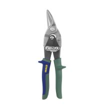 Nusac Universal-Blechschere 250 mm Ergonomische Softgrip-Griffe Rechts- und gerader Schnitt Für Bleche und Edelstahl
