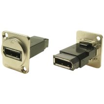 Cliff - Ft Metal Displayport F-f M3 Adapter, Buchse, Einbau Displayport Buchse - Displayport Buchse Cp30233