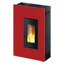 Stufa A Pellet Madison 5.2 Kw 5 Colore Rosso - Pegaso