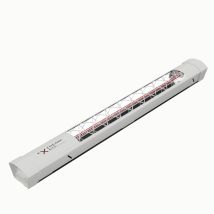 Extremeline - Heatflare Carbon Edelstahl Infrarotstrahler 1600 W Mit Steuerungssystem Heizstrahler
