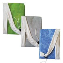 Copriasse da stiro 130x48 cm – 100% cotone – Fissaggio cordoncino rinforzato – Include smacchiatore stick