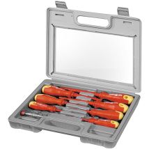 Fixpoint - Set Di Cacciaviti Isolati, 8 Pezzi, Set Di Cacciaviti Ben Assortito Con Cercafase.