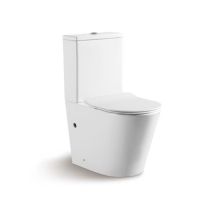 El Baño Moderno - Novobath Veneto Inodoro Rimless Completo Compacto Blanco - Ref: Packwc-veneto