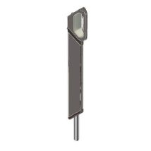 Perno De Superficie 500 Mm Alma - Ral 9006 Gris - 240-500-9006