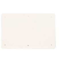 Ave IP40 stoßfester Deckel für BL07P und BL07C – Rechteckig – 279 x 184 x 4 mm – Weiß