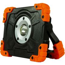 Rev - Lámpara De Trabajo Led De La Batería Recargable 5 5w Negro-naranja (por 4)