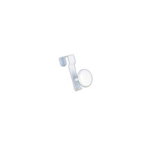 Patère 1t Clipsabl Acier Blanc 52501 - Godonnier