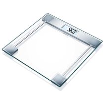 Samuk - Sanitas Sgs 06 Personenwaage Digital Wägebereich (max.)=150 Kg Glas, Ebony Black