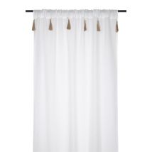 Cortina Estilo Boho Ibiza 140x260 Blanco Roto