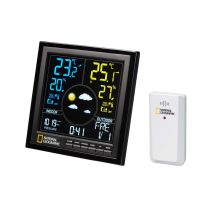 Station météo couleur – Thermomètre de jardin – Type de thermomètre, Longueur, Largeur – National Geographic