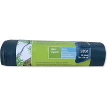 Sac Poubelle Secolan 120 Litres Bleu Et Noir Résistant