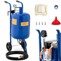 Msw - Arenadora Máquina De Chorro De Arena Portátil - 40 L - 8,6 Bar
