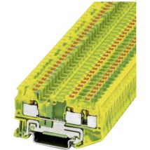 Phoenix Contact 3211780 Morsetto Triplo Di Protezione 6.2 Mm Rapido Verde, Giallo 1 Pz.