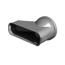 Wolf Adattatore Canale Piatto 50x140 Per Il Collegamento Al Distributore D'Aria, 2577600