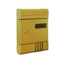Cassetta Postale In Metallo Per Esterni Bronzata Cm.20,5x6,5x29h. Bronzato Quality
