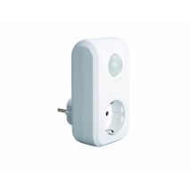 Unitec – Presa con sensore di movimento – Rilevamento 100°, Distanza 8m, Tensione 230V, Max 3680W – 4008153475375