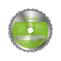 Evolution - Lama Multimateriale Per Tagliare Legno, Metallo E Plastica, Argento, 165 Mm