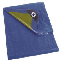 Perel Impuestos, 26 Claveles, Ángulos Reforzados, Rectangulares, Azul/verde, 70 G/m², 5 X 8 M