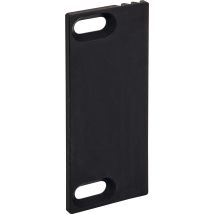 Wss Fallenauslaufplatte 30,5x80x3mm Für Schließblech/e-öffner Kunststoff Schwarz