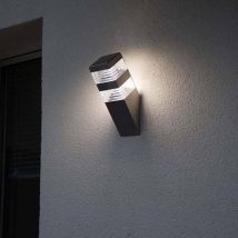 Lumihome Pyramid 1000 Lumen Modulo Led Nero Applique Da Esterno Lumihome